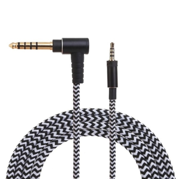 Hörlurskabel för Momentum Over-ear1/2/3 Headsetsladd Slitstark Plug Headset Nylon hörlurssladd 150cm