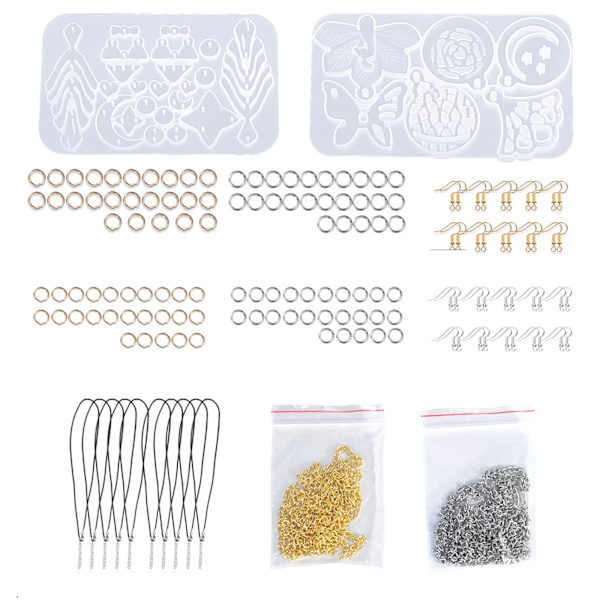 1 Set Örhängen Öronhängen Hängen Epoxihartsform Hängande Berlock Silikonform