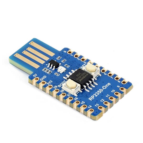 RP2350 One Drag Drop Programmerbar Mikrokontrollerkort Typ A USB-port