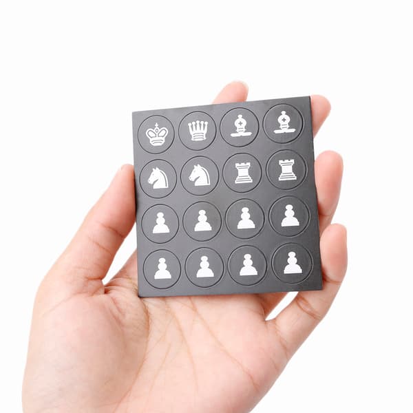 Fickvikbar magnetisk internationell schackuppsättning brädspel resenär flygplan