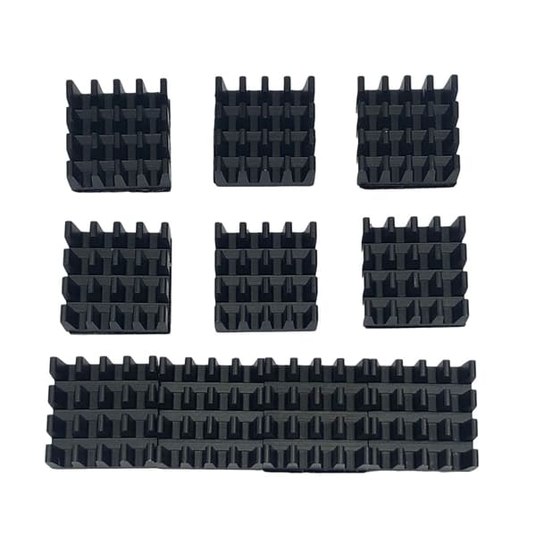 Raspberry Pi Kylfläns Kit Koppar Aluminium Kylfläns för kylning Kylare Raspberry Pi 3 Pi 2 Pi Modell B+ 26st