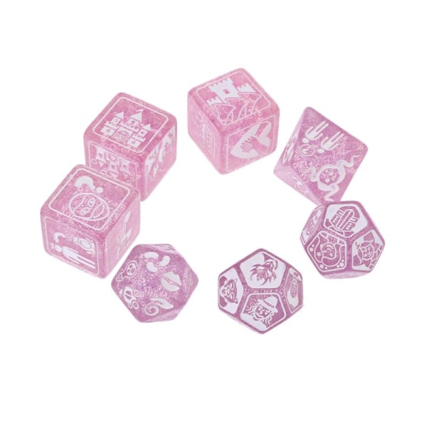 7 stk./sæt Historie Terninger Til Historie for Time Polyhedral Spil Terninger Siger Fest Multi Fa