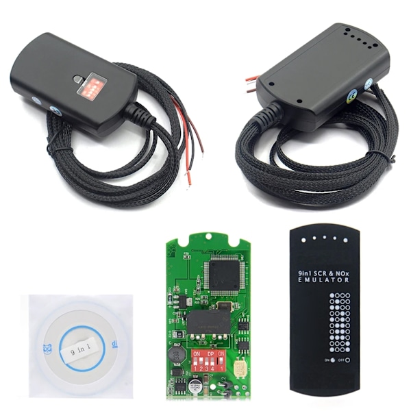 9 I 1 Emulator System Full Chip Universal Heavy Duty Lastbilsbilsdiagnostikverktyg