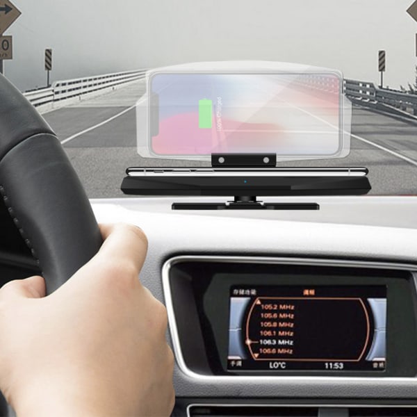 Bil GPS Navigation Bildreflektor Projektor HUD Skärm Display Hållare Montering Telefonställ Fäste Automatisk Adsorption