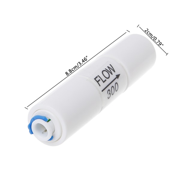 300CC Flow Restrictor 1/4\" Anslut för RO-system för omvänd osmos vattenrenare