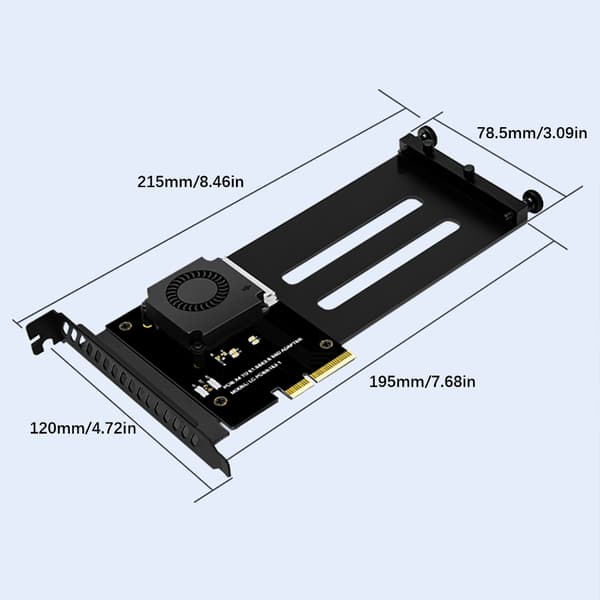 Højtydende lageradaptere PCIe 5.0-kompatible E1S E3.S til AI-arbejdsbelastninger