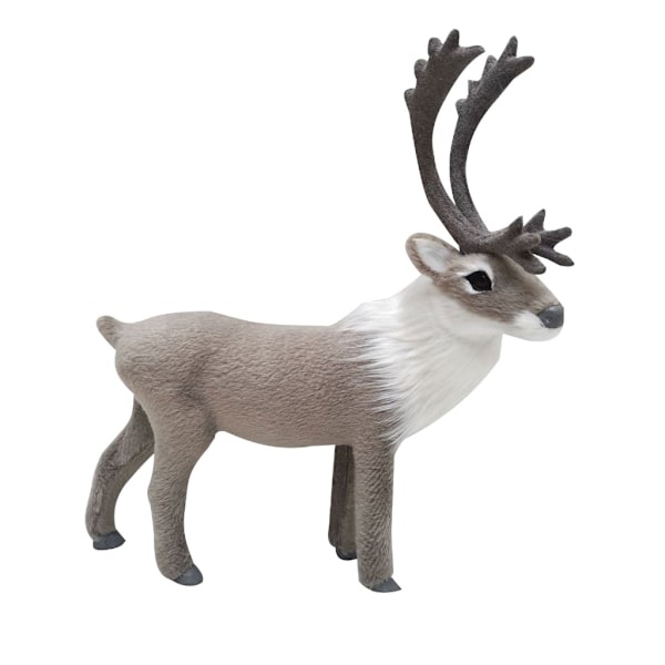 Jul Älg Figurin Skulptur Plast Staty Ornament Hantverk Dekor för Hem Sovrum Vardagsrum Skrivbordsdekoration