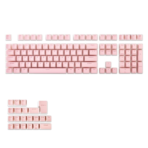 RGB Pudding Keycaps Dubbelfärgade Genomskinliga PBT OEM Keycaps För Cherry MX Switch Mekaniska Tangentbord Brytare Tangenter 108-Key
