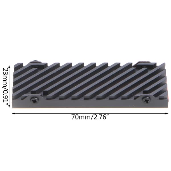 for M.2 SSD Køleplade til PC NVME NGFF PCI-E Sata 2280 SSD Køleplade