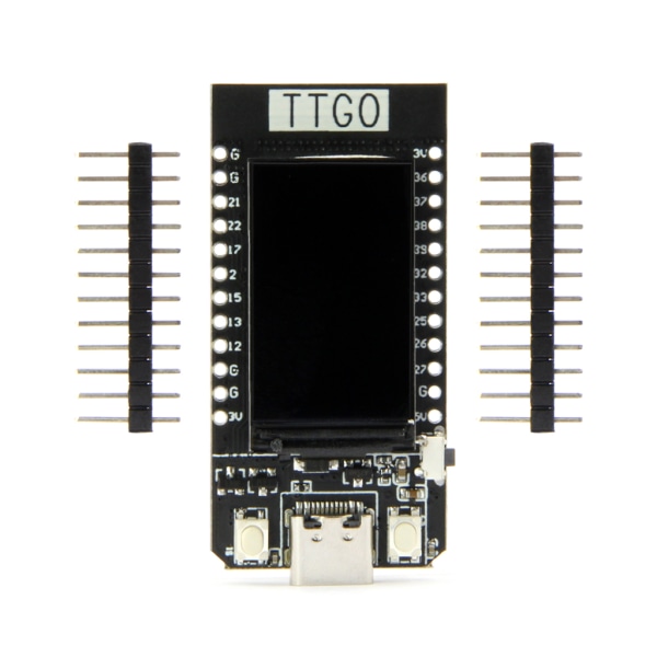 TTGO T-Display ESP32 WiFi och Bluetooth-kompatibel modulutvecklingskort för Airduino 1,14 tums LCD