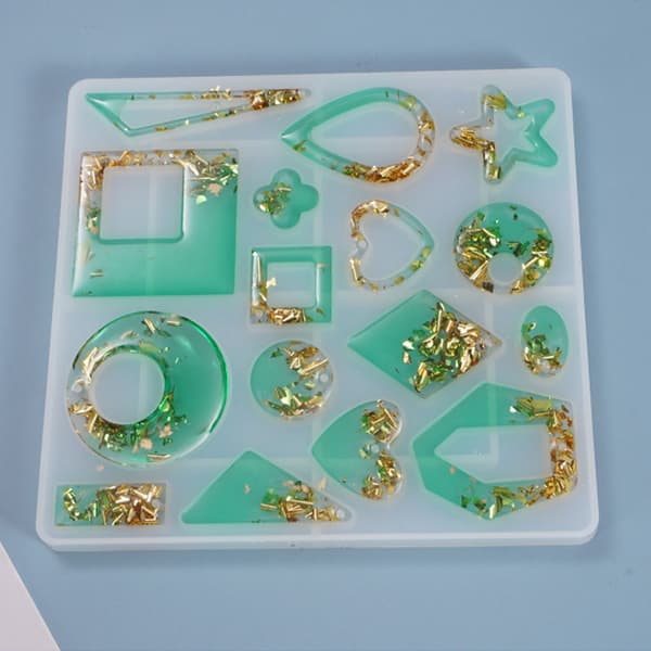 DIY Håndværk Smykker Form Multi-stil Øreringe Øredråber Danglers Silikoneform