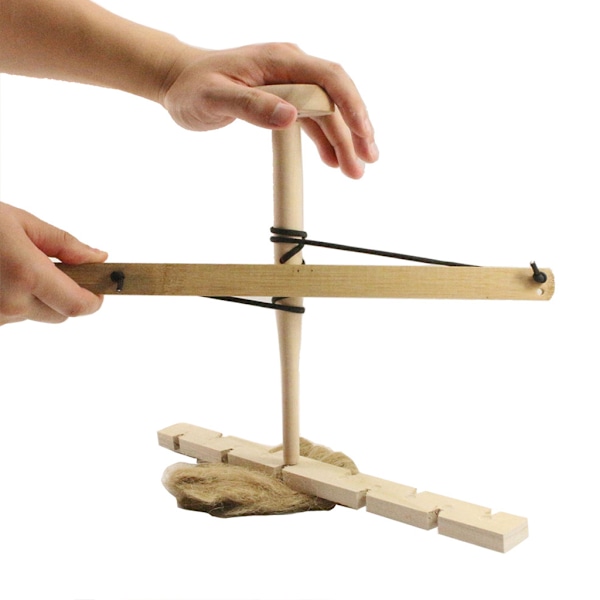 Bow Drill Friction Fire Starter Primitive Wood Outdoor Survival Drilling Tool