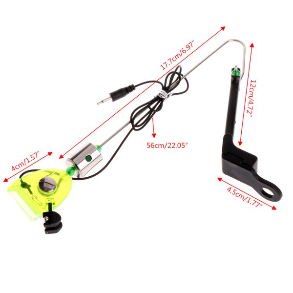 Karpfiske Alarm Bite Swinger Tackle Signalindikator Fisk Tillbehör Verktyg