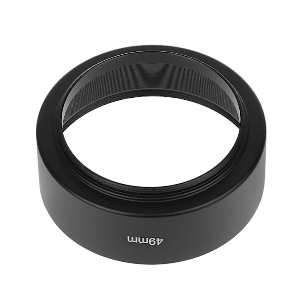 Universal 49 mm lång för Focus Inskruvningsfäste för motljusskydd för DSLR SLR-kamera