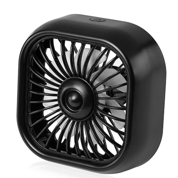Bilventilator USB Bilventilator, Elektrisk Køleventilator Luftventilmonteret Ventilator Stærk Luftstrøm 2,5W 3 Hastigheder & 360° Roterbar Køleventilator