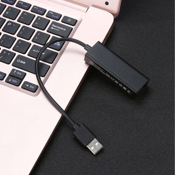 100 Mbps USB 3.0 Ethernet-nätverkskort för Switch PC Lan Connection Adapter Tillbehör
