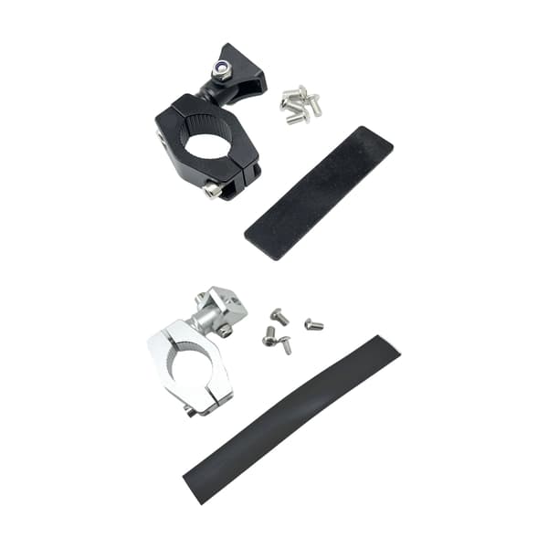 Motorcykel Höjdpunktsfäste Förlängningsbart Aluminium Parentes Standardplan Black