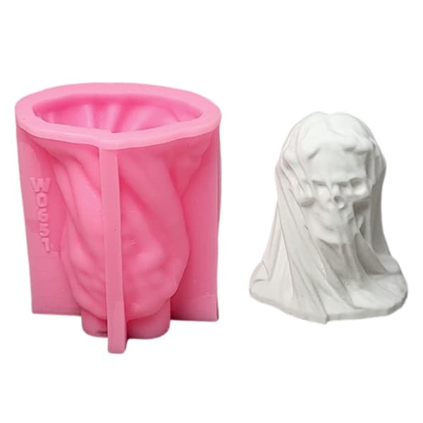 Støbeforme Slørkraniestøbeforme Silikoneform Ornament Epoxyharpiksforme