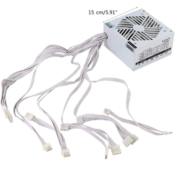 650W strømforsyning med 120 mm blæser, videospilcomputerchassis strømforsyning