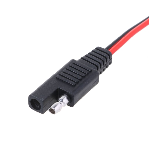 SAE-kontakt gör-det-själv-kabel 18AWG-förlängningskabelsladd med dammtätt cover Bilsolpanelsförlängningskabel