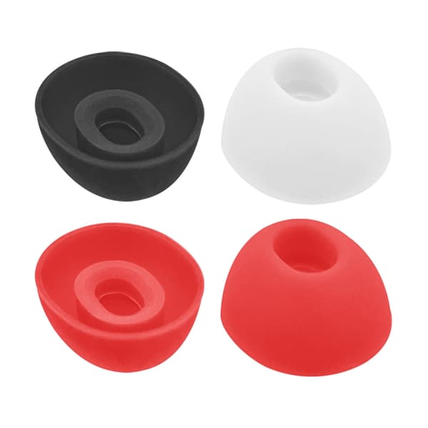 3 par ørepropper støydempende for øretelefoner ørepropper deksler in-ear plugger White