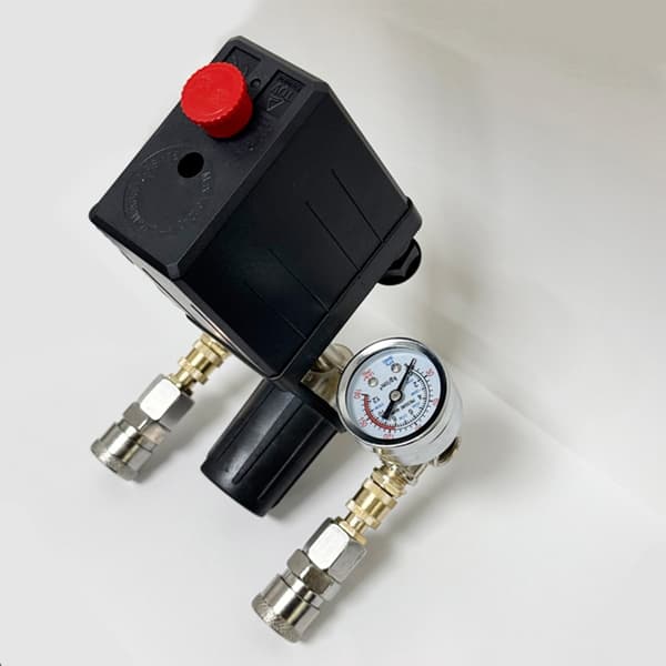 Luftkompressor Tryckströmbrytare Auto Start Stopp 90PSI-120PSI Grenrörsregulator