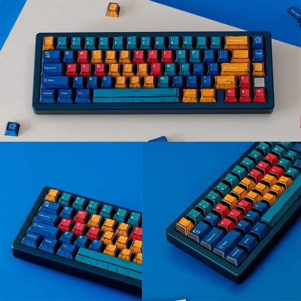 151 st PBT Palette Comics Keycap Dye Sublimation Tangentbordstangenter