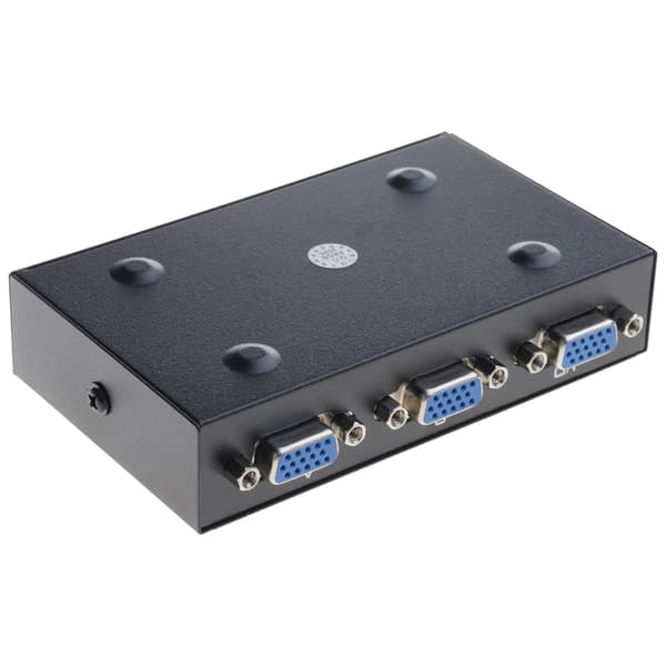 Utility Video Switch Adapter Converter Box 2 porte til computer til HD-afspiller