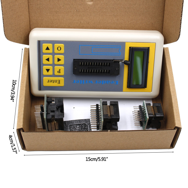 Multifunktionell Transistor Tester Integrerad krets IC Tester Mätare Underhållstest LCD Digital Display A