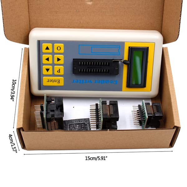 Multifunktionell Transistor Tester Integrerad krets IC Tester Mätare Underhållstest LCD Digital Display C