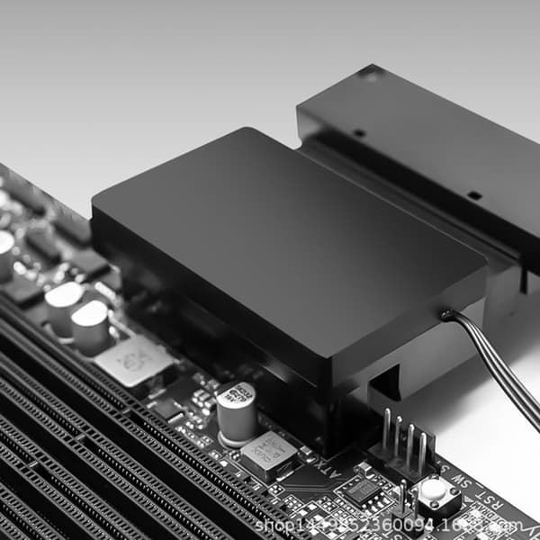 ATX24Pin Rettvinklet Strømadapter Konverter For Stasjonær PC Plassbesparende