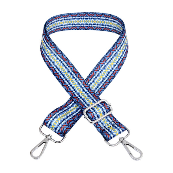 55-tums handväska Axelremsbyte polyesterrem för DIY Lady Purse Crossbody Bag Justerbar rem med spänne Blue 28