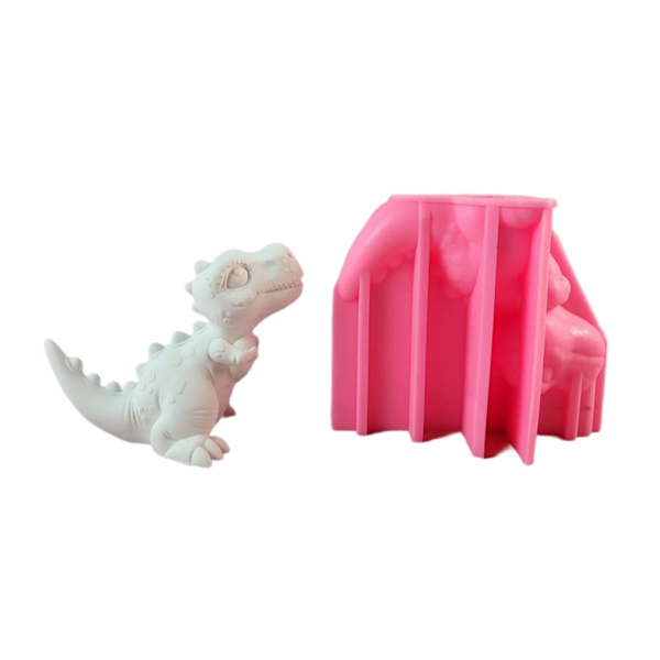 Silikoneform Dinosaurform Dekorationer Bageforme til Chokoladefondant