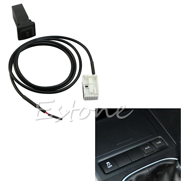 Automotive Karosseridele AUX Switch Interface Adapter Kabel til Jetta MK5 Golf