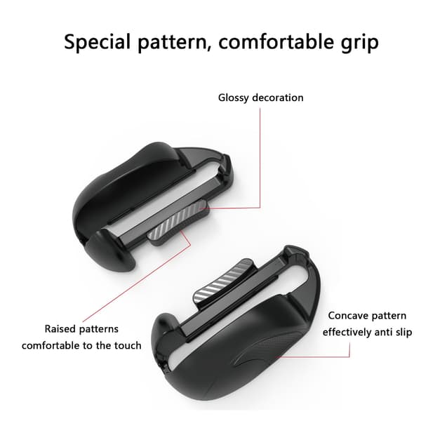 Gaming Tilbehør til NS2 Controller Desktop Mus Grip Holder Black
