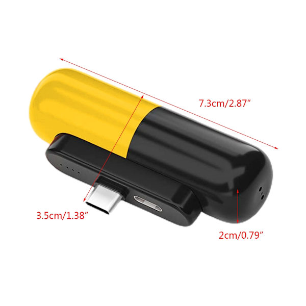 3300mAh batteripaket för Meta Quest 3 VR Head Strap, lätt bärbar VR Power Charger Batteriförlängare