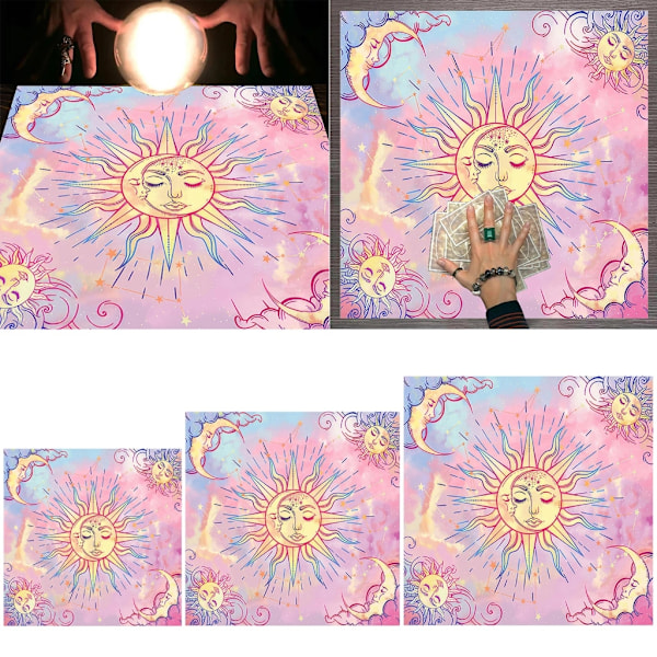Praktisk Tarot-duk Bordsduk Bordsöverdrag för Matsal Kök Dekor 75x75cm