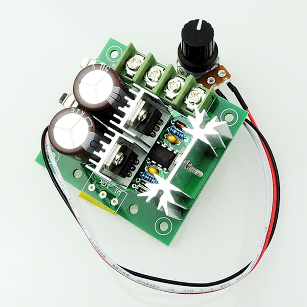 för DC-motorhastighetsregulator High Power Drive Module PWM Styrström Spänning Hastighetsregulator för DC 12V-40V Max 10A