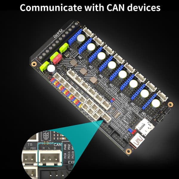 3D Printer Mainboard Til H7, 32Bit Kontrolkort STM32H723VGT6