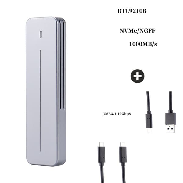M.2 SSD Kabinett NVMe 10Gbps SSD Boks M.2 NVMe SATA SSD Disk M.2 SSD Etui