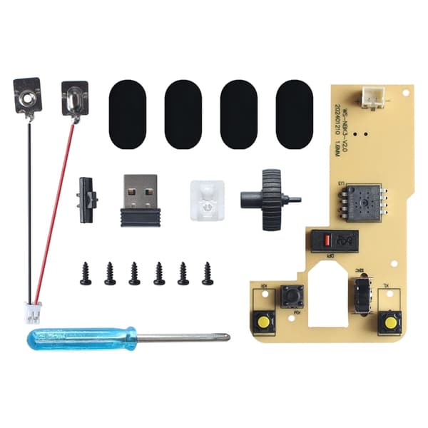 Muse-kit hardware til trådløs lab-mus 3D-print trådløs muse-kit DIY