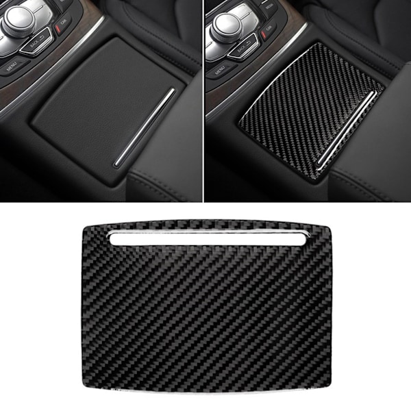 Mittkonsol Mugghållare Trim Panel Dörrskydd För C7 4G8 2012-2018