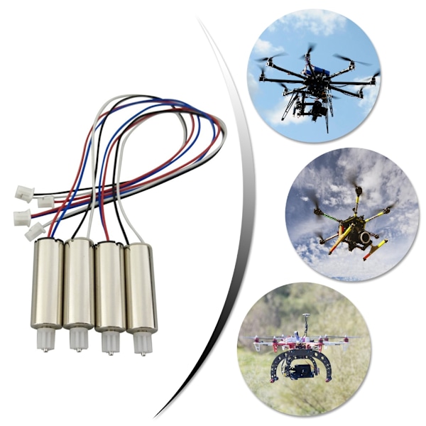 Reservedel Fjernstyrte Droner Motor Gir Tilbehør For E58 S168 Quadcopter 4 forward rotations