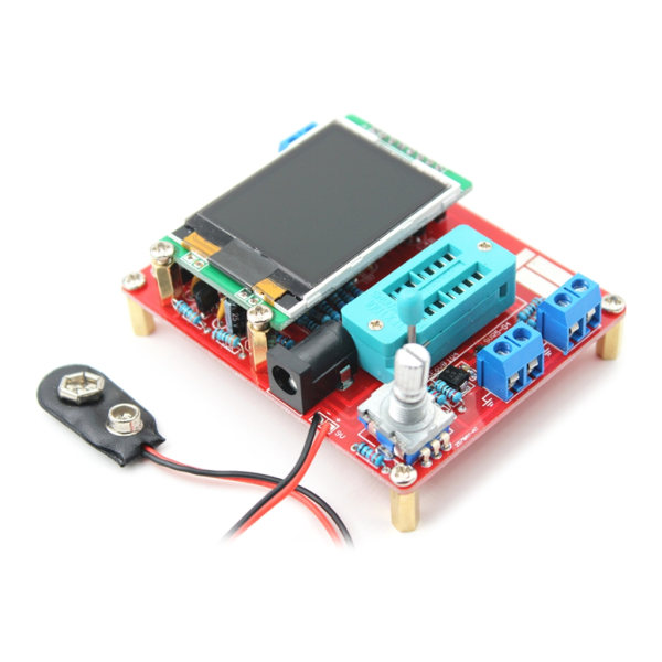 GM328A Transistor Tester LCD-Display Diod Kapacitans ESR Spännings-Frequency Meter PWM-Square Wave- Signal-Generator