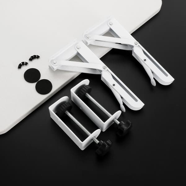 Foldbar Hyldeholder til Stationær Computerstander til Skrivebordsskabe B