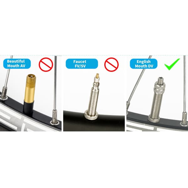 Universal Cykelventilsadapter Set Aluminiumlegeringar Cykelventilsadapter