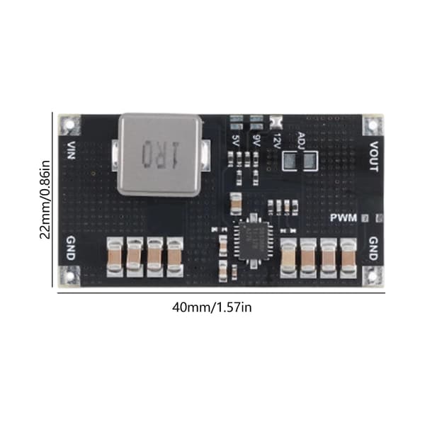 TPS61088 Chip Power Batteri Step-Up Boost Board Strømforsyningsmodul
