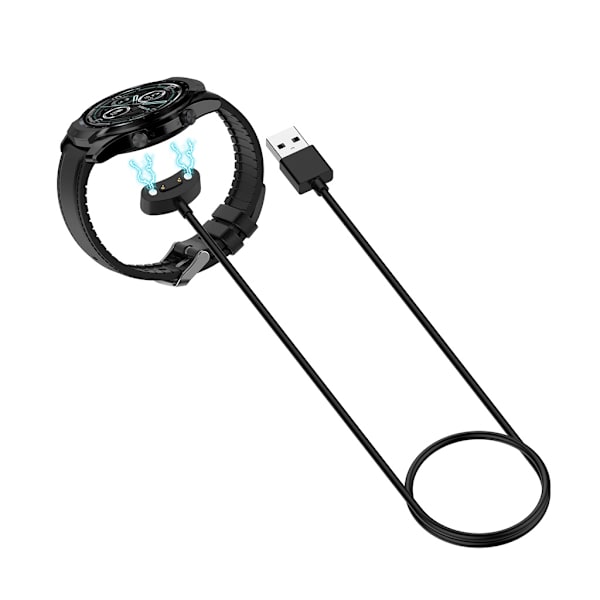 för Smart Watch Laddare Stabil Stand Monteringsfäste för Ticwatch- proX/pro3/pro3 LTE Laddningskabelhållare Power