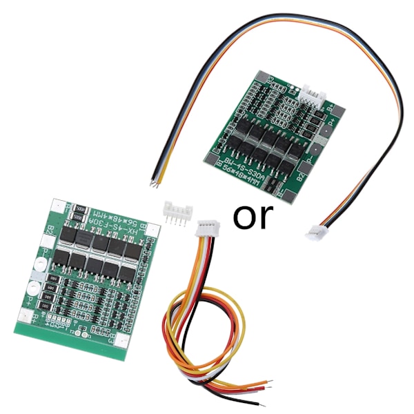 4S 30A 3,7V för w/Balance 3,7V LiFe 18650 batteri för skyddskort