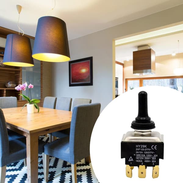 Små Designs Afbrydere 3 Niveauer 9-punkts Knapafbrydere til Elektrisk Arbejde